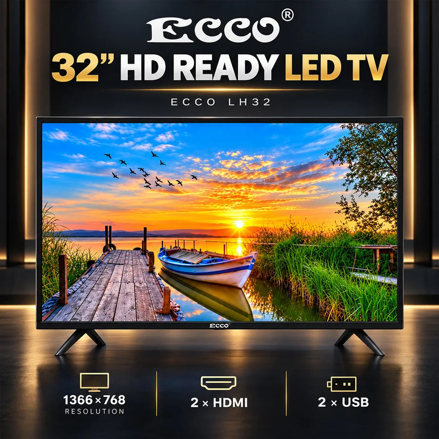 ECCO 32-Inch HD LED TV LH32