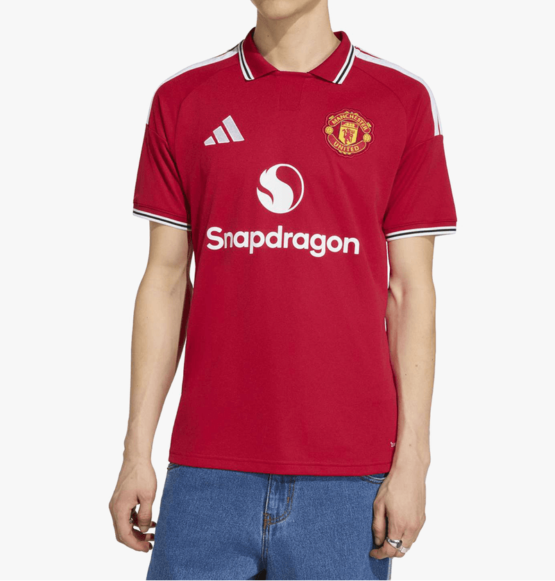 adidas Mens Manchester United Home 26/27 Red/White Stadium Jersey