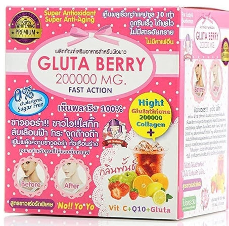 Gluta Berry 200000 Mg Glutathione Brightening Pack