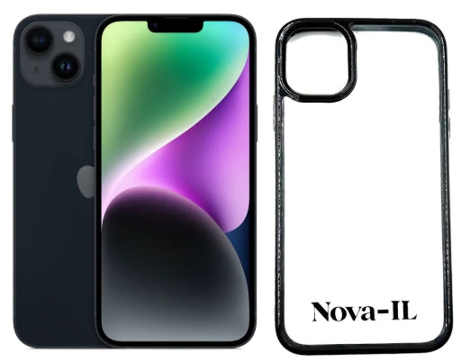 iPhone 14 128GB Certified Pre-Owned- Best Quality + NOVA-IL Case - Midnight