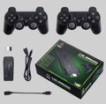 2.4G Double Wireless Controller Gamepad With 4K Ultra HD Game Stick- Black Universal Compatibility, Dual Wireless Controller Gamepads, Plug and Play