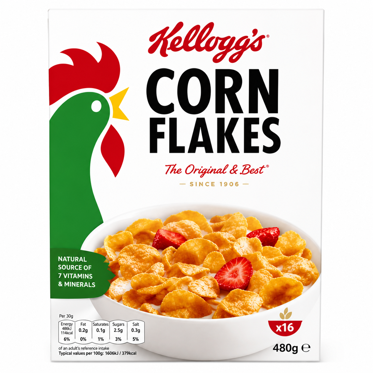 Kelloggs Cereal Corn Flakes 1Kg Kellogg's