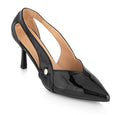 Black court shoe