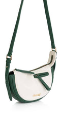 Textured ecru handbag