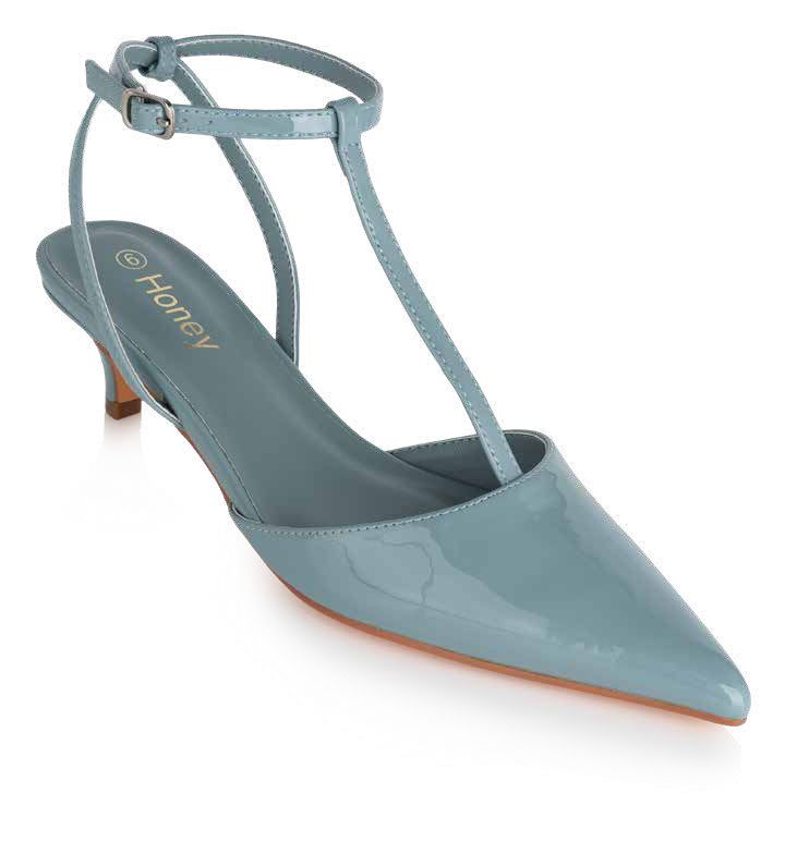 T-bar kitten heel