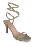 Frosted sage heel