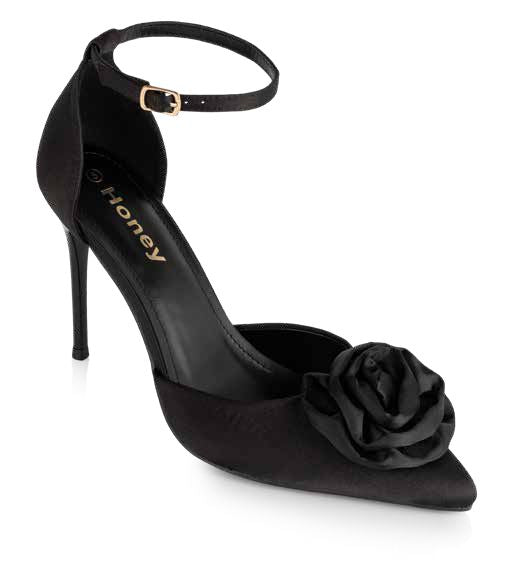 Black stiletto heel