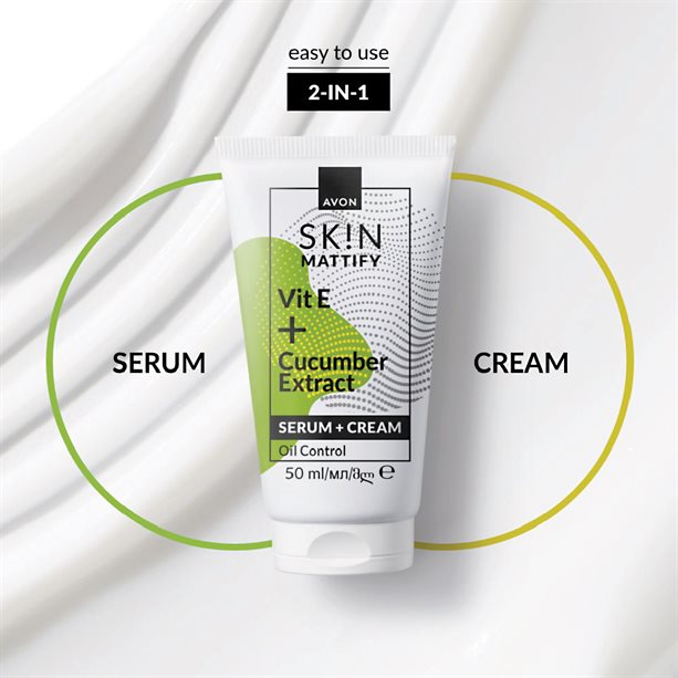 Avon SK!N Mattify Serum + Cream 50ml