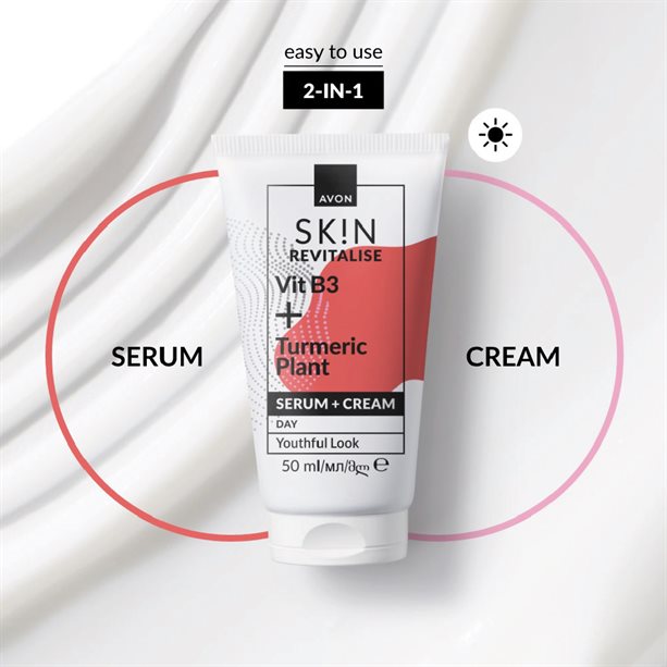 Avon SK!N Revitalise Serum + Cream Day 50ml